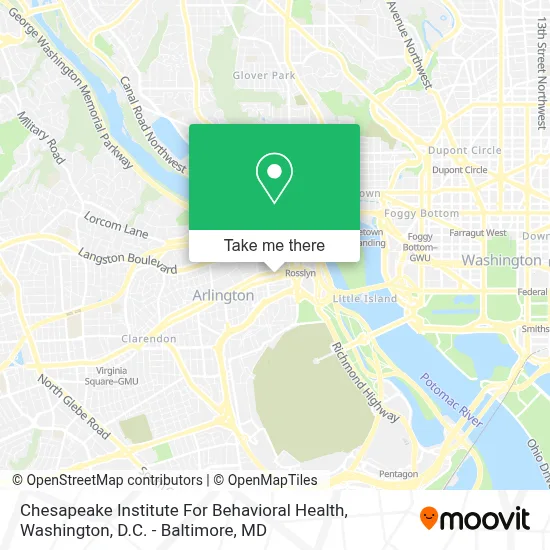 Chesapeake Institute For Behavioral Health map