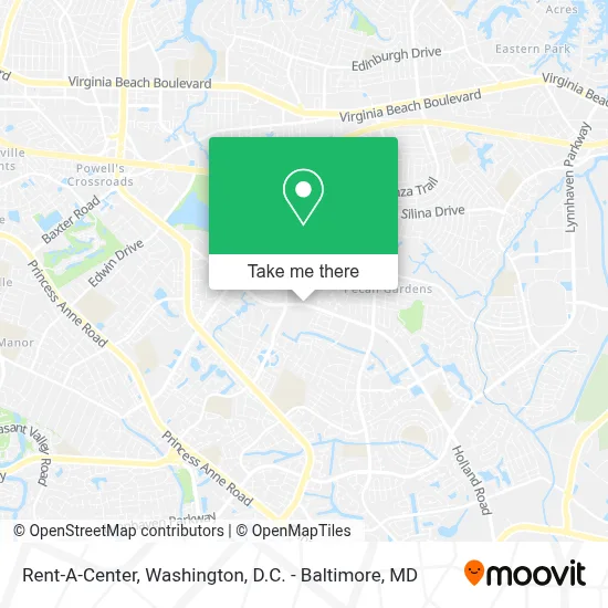 Rent-A-Center map