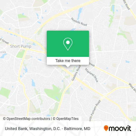 United Bank map