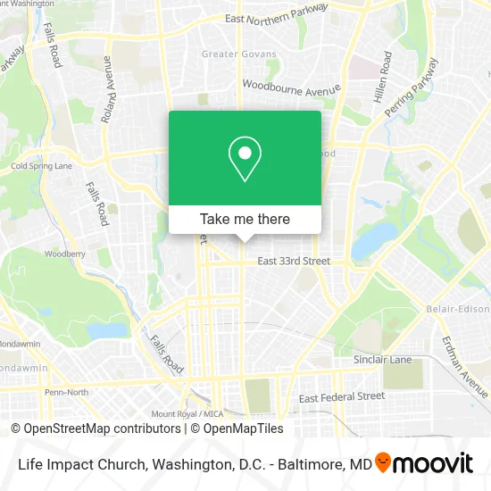 Life Impact Church map