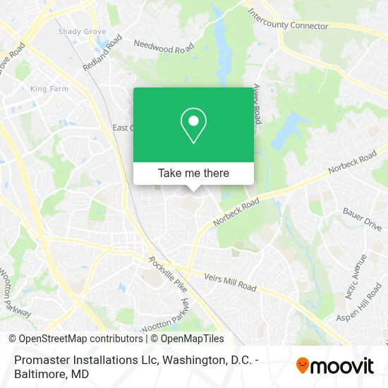 Promaster Installations Llc map