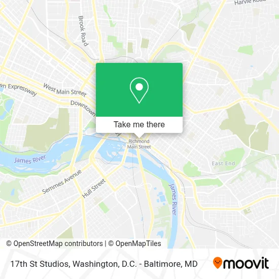 17th St Studios map