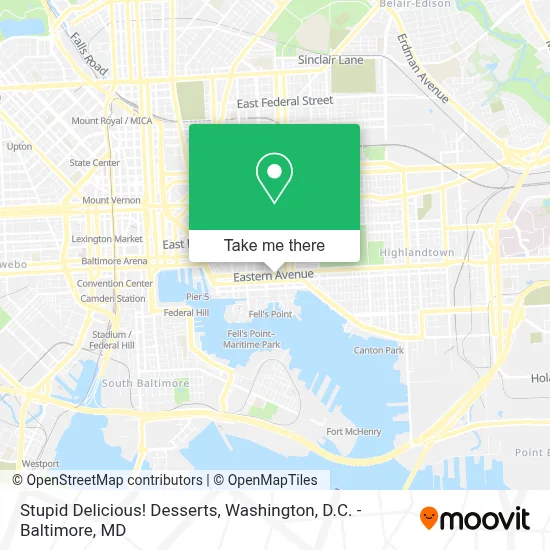 Stupid Delicious! Desserts map