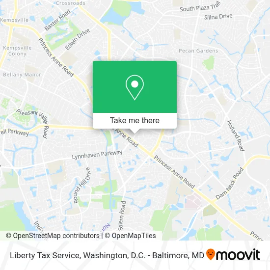 Liberty Tax Service map