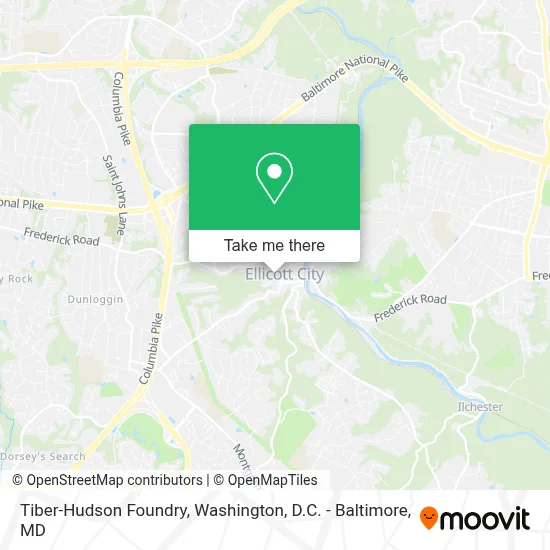 Tiber-Hudson Foundry map