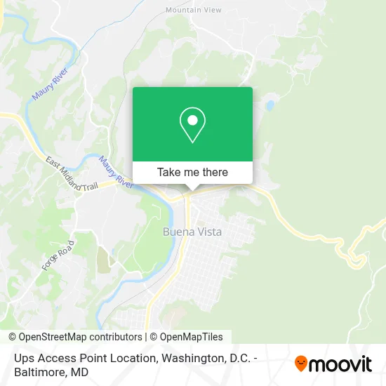 Ups Access Point Location map
