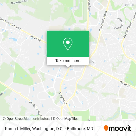Karen L Miller map