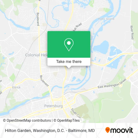 Hilton Garden map