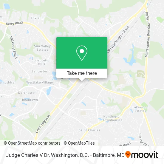 Judge Charles V Dr map