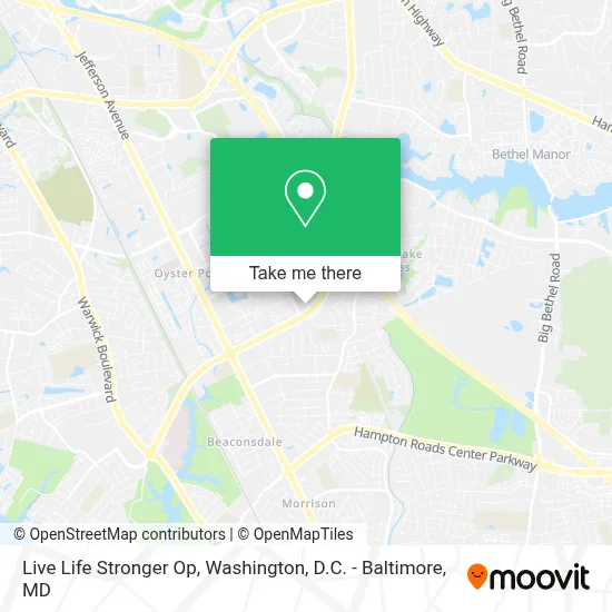 Live Life Stronger Op map