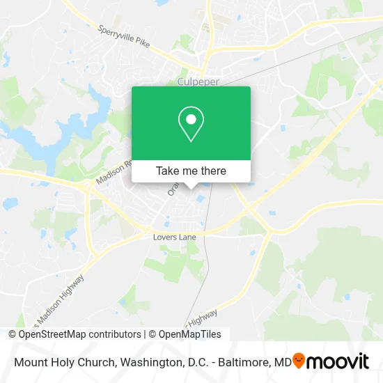 Mount Holy Church map