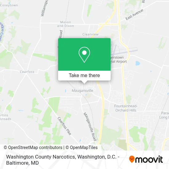 Washington County Narcotics map