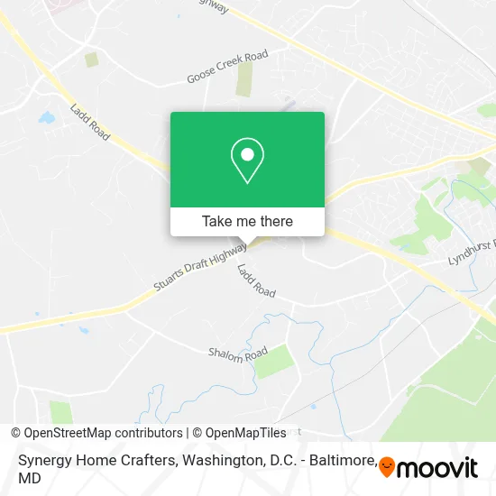 Synergy Home Crafters map