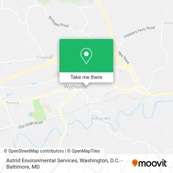 Astrid Environmental Services map