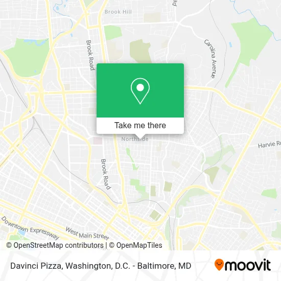 Davinci Pizza map