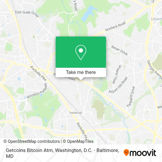 Getcoins Bitcoin Atm map