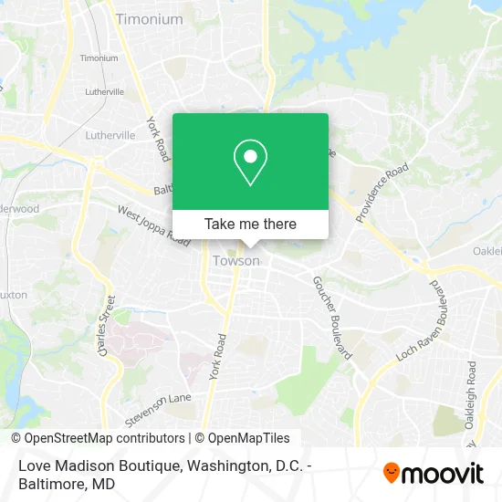Love Madison Boutique map