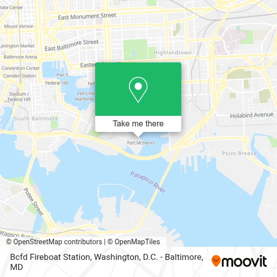 Bcfd Fireboat Station map