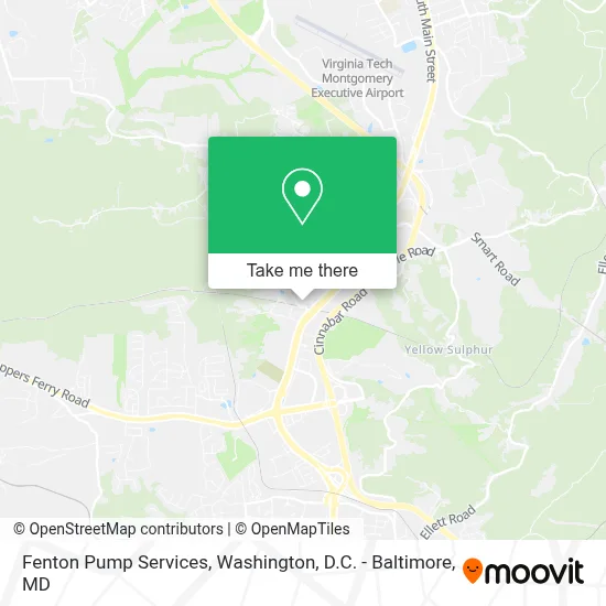 Fenton Pump Services map