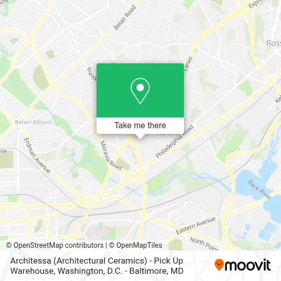 Architessa (Architectural Ceramics) - Pick Up Warehouse map