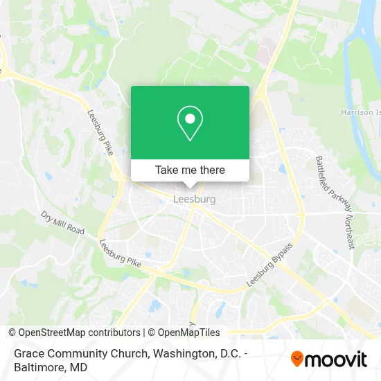 Grace Community Church map