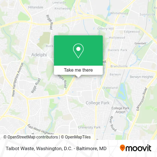Talbot Waste map