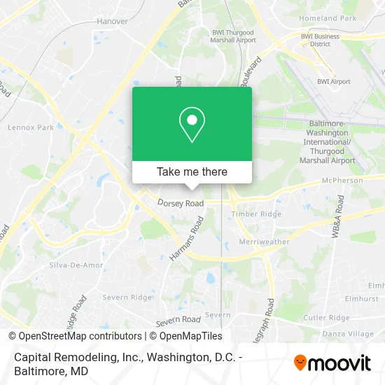 Capital Remodeling, Inc. map