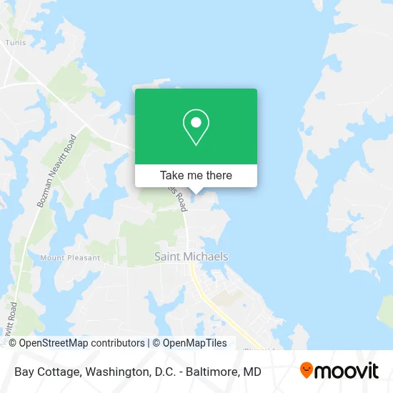 Bay Cottage map