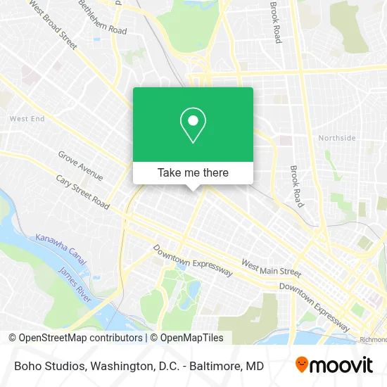 Boho Studios map