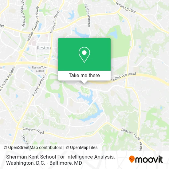 Sherman Kent School For Intelligence Analysis map