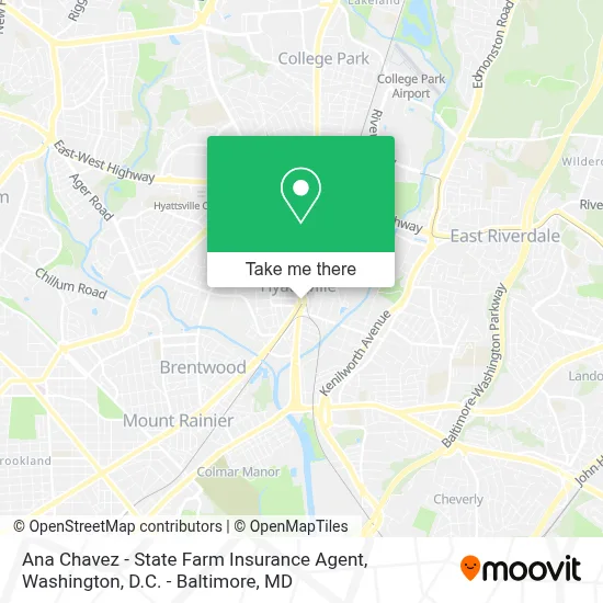 Ana Chavez - State Farm Insurance Agent map