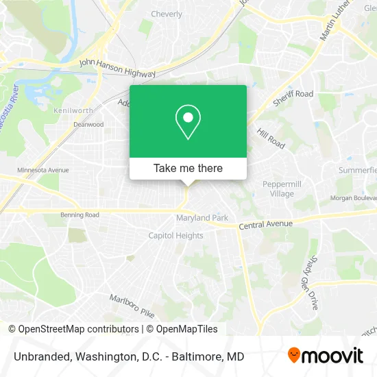 Unbranded map