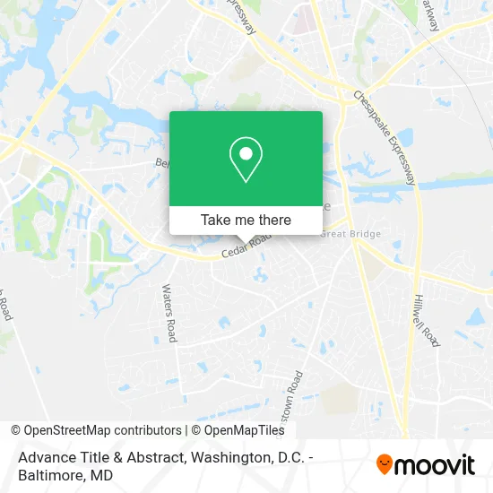 Advance Title & Abstract map