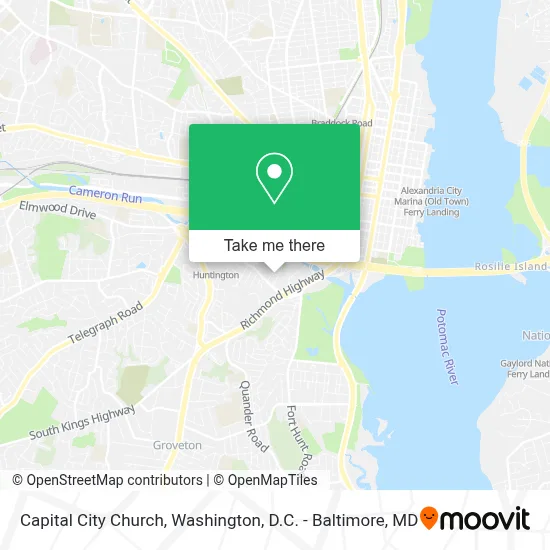 Capital City Church map