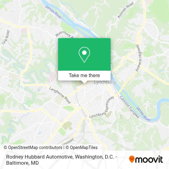 Rodney Hubbard Automotive map
