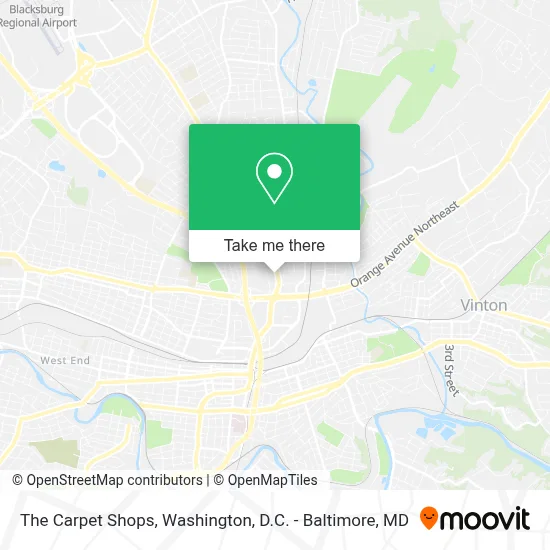 The Carpet Shops map