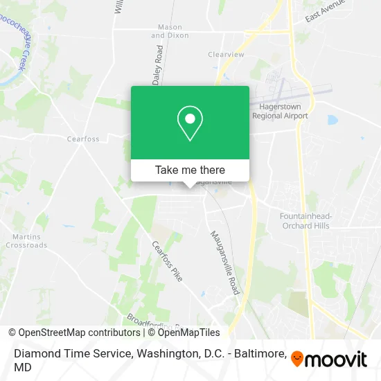 Diamond Time Service map