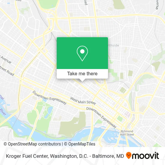 Kroger Fuel Center map