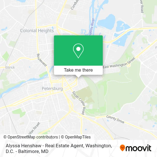Alyssa Henshaw - Real Estate Agent map