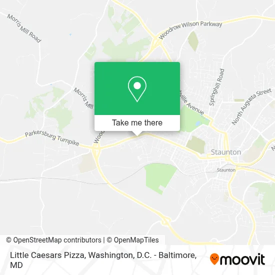 Little Caesars Pizza map