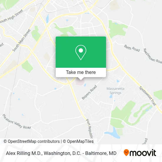 Alex Rilling M.D. map