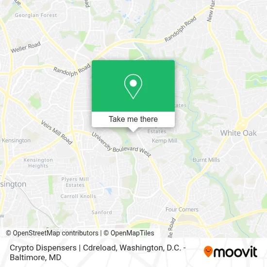 Crypto Dispensers | Cdreload map