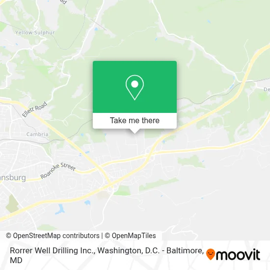 Rorrer Well Drilling Inc. map