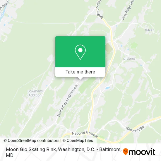 Moon Glo Skating Rink map