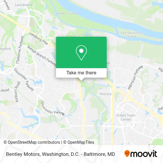 Bentley Motors map
