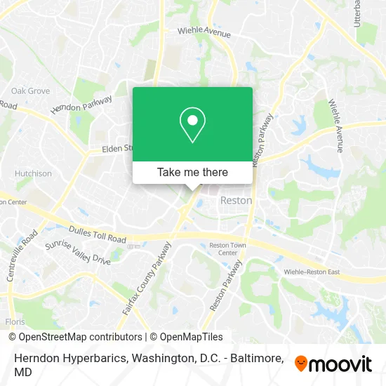 Herndon Hyperbarics map