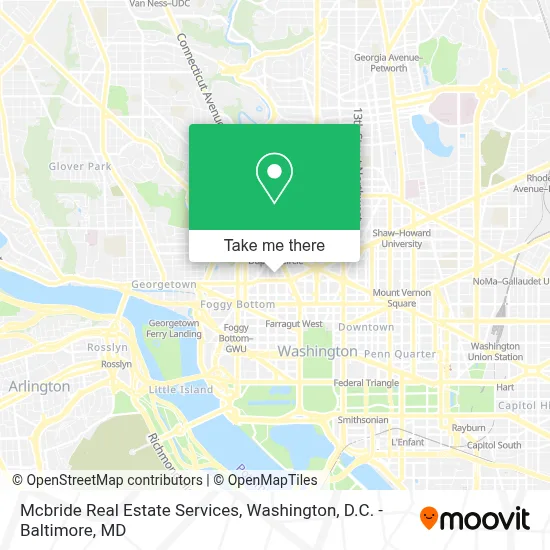 Mcbride Real Estate Services map
