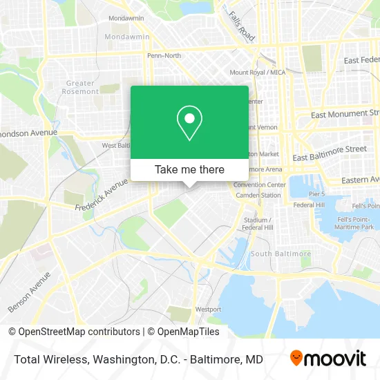 Total Wireless map