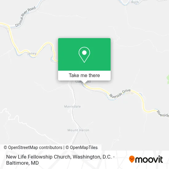 New Life Fellowship Church map