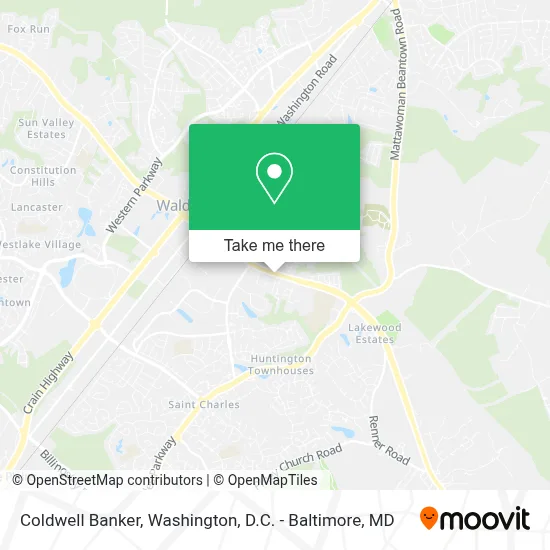 Coldwell Banker map
